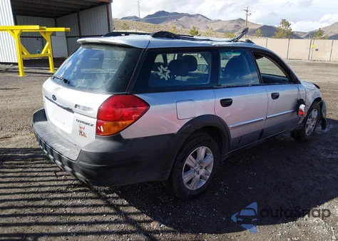 2005 Subaru Outback 2.5I z USA, uszkodzony, nr VIN 4S4BP61C557369690